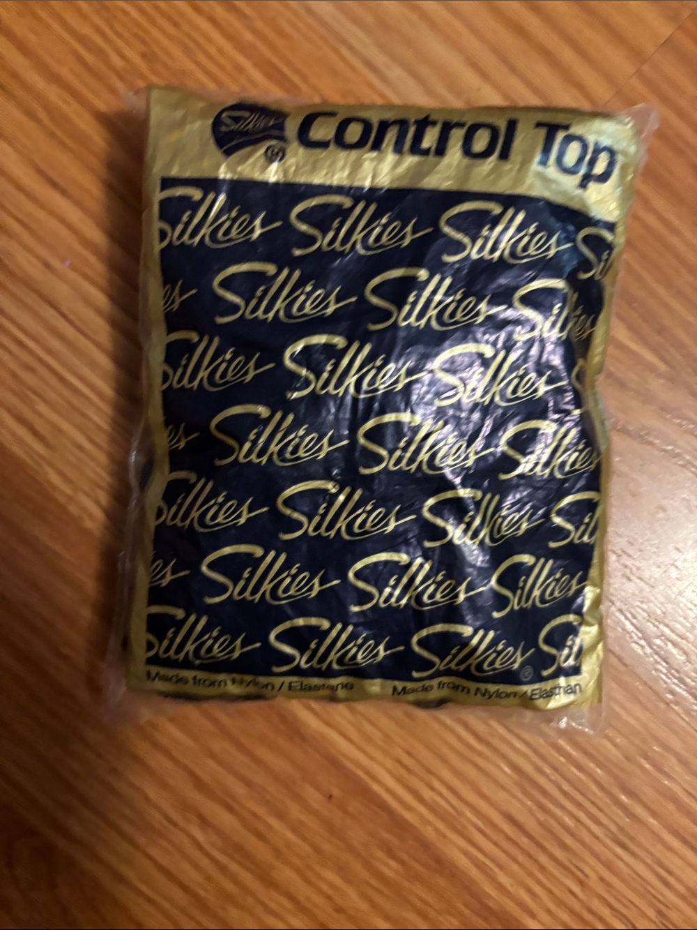 Silky control, top pantyhose, black, and color size medium
